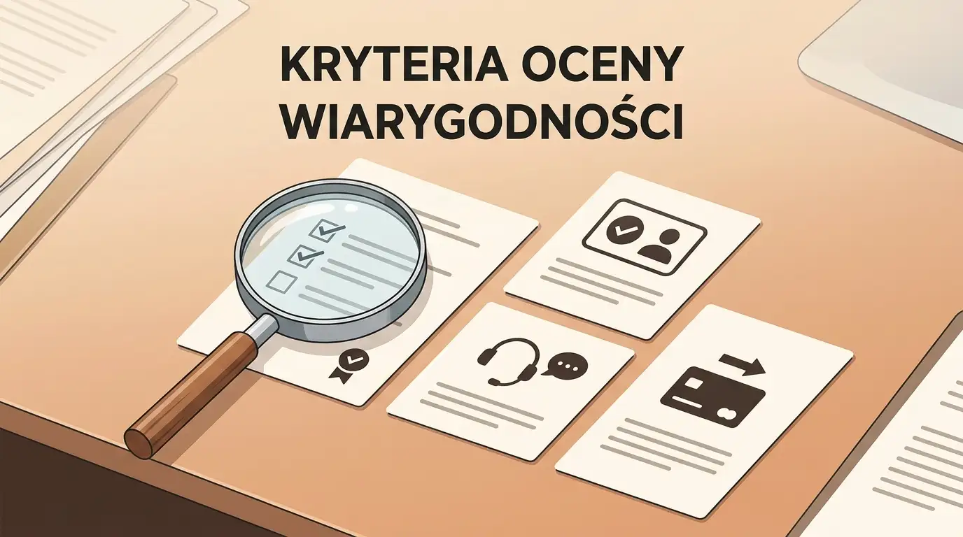 Neutralna lista kontrolna do oceny wiarygodności kasyna online